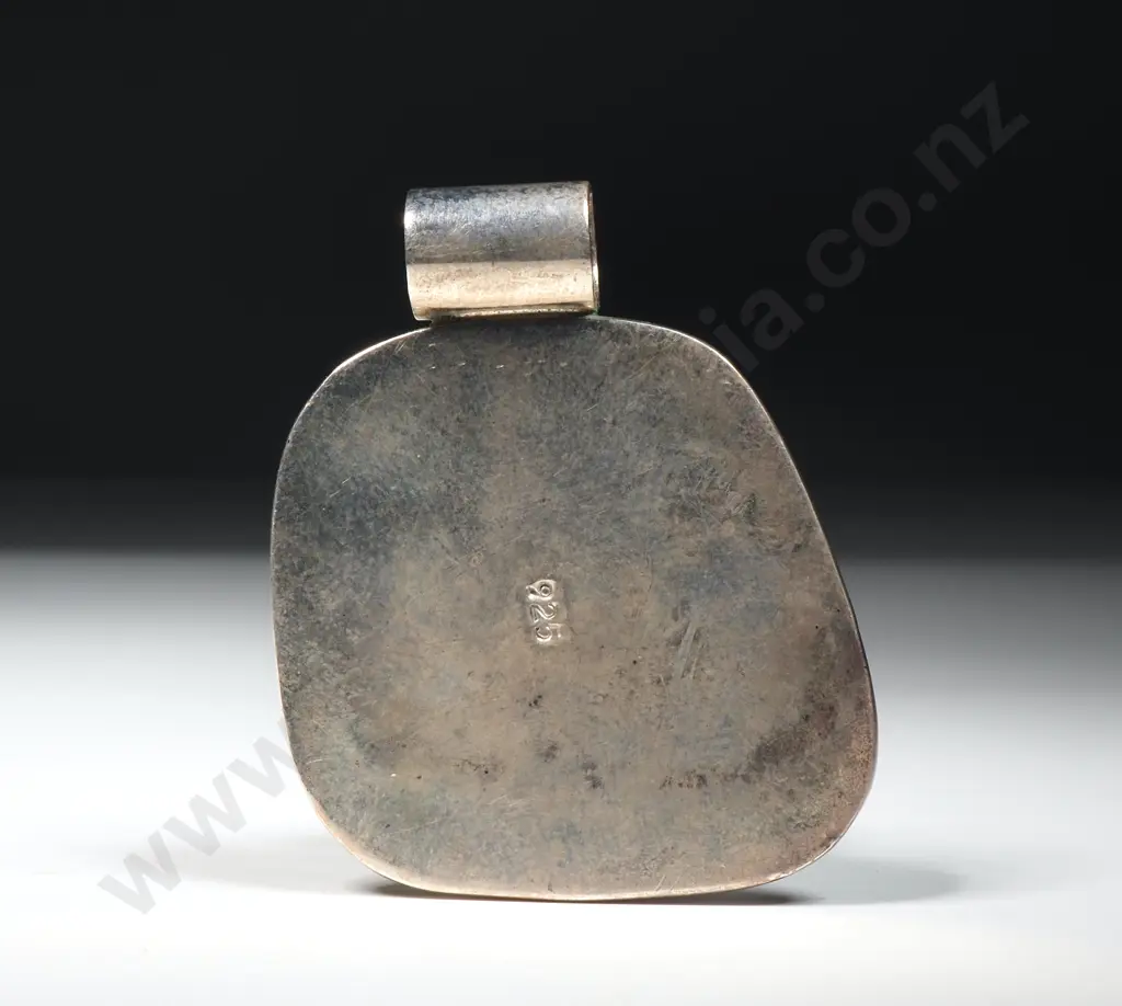 Sterling Silver & Coloured Glass Pendant Image 1++