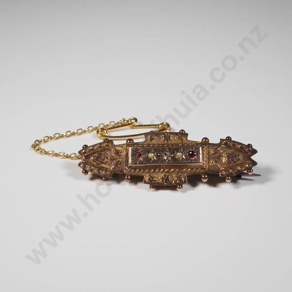 9ct Gold Brooch Image 1++