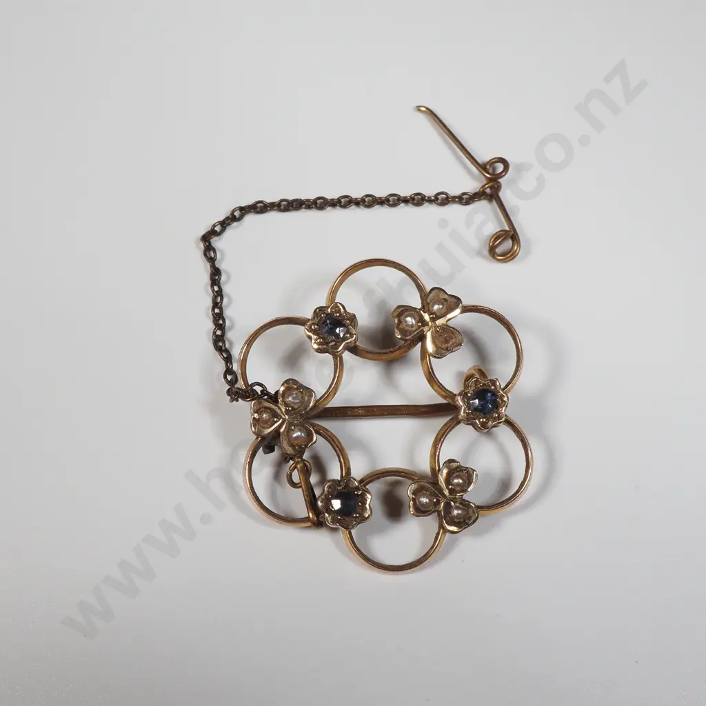 9ct Gold Brooch Image 1++