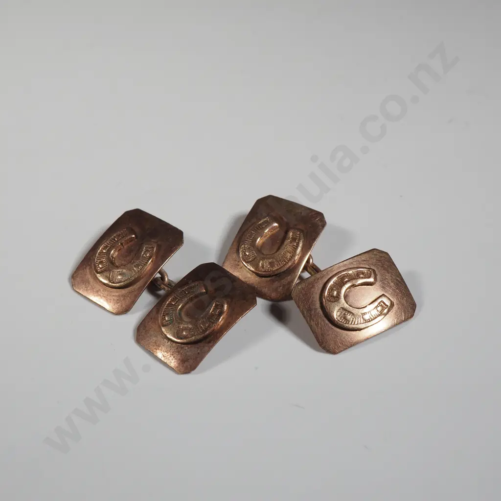 9ct Gold Cufflinks Image 1++
