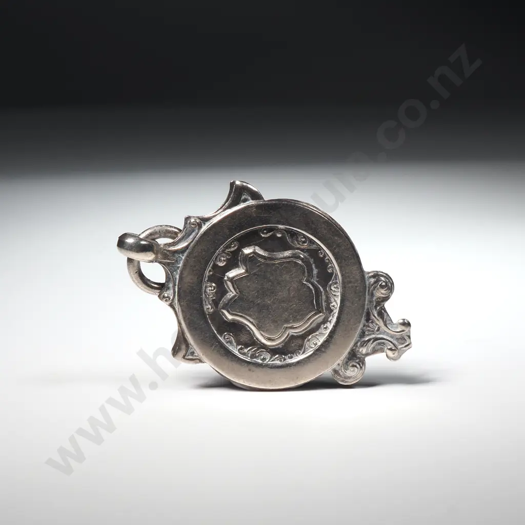 Sterling Silver Fob Inscribed Campbell Cup 1931 -32  Image 1++