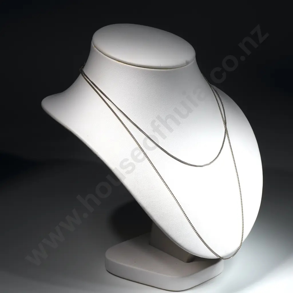 Two Silver Toned Chains. Image 1++