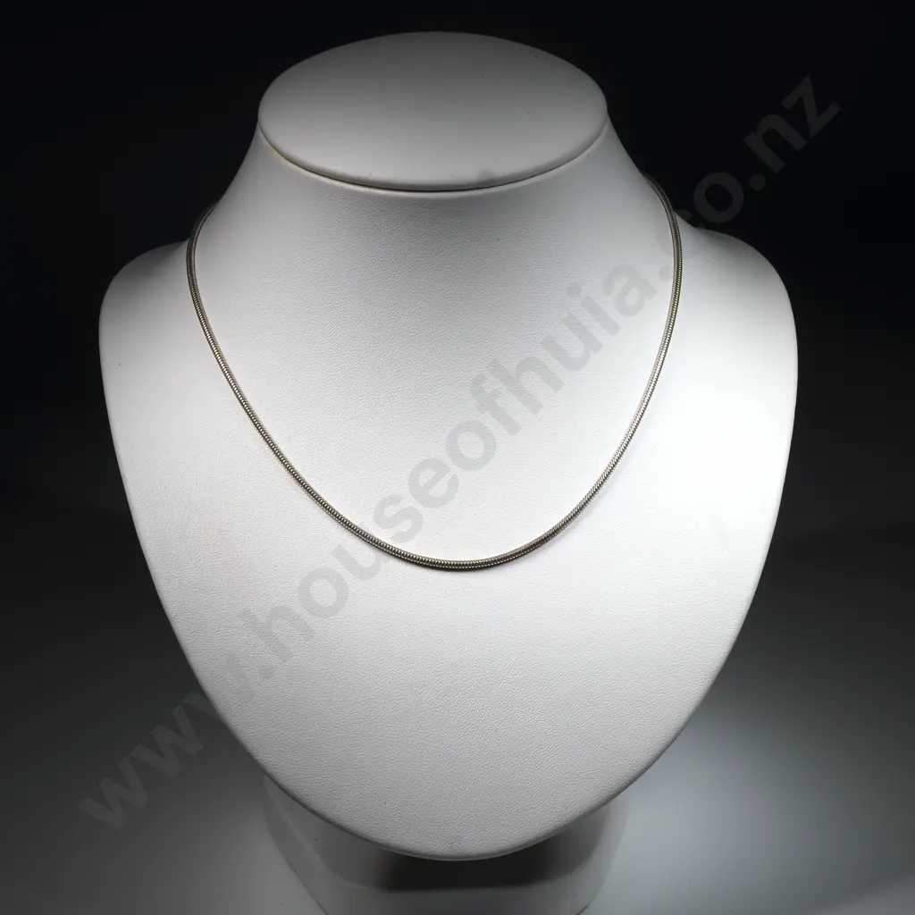 Sterling Silver Snake Necklace  Image 1++