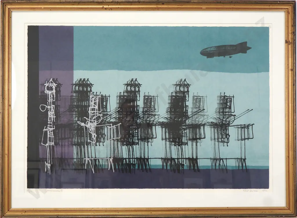 Ted Dutch - 'Horsemen II' Silkscreen, LE 38/40 (1972) Image 1++