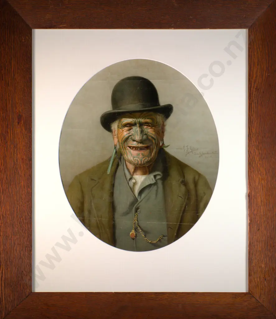 Charles Frederick Goldie - 'A Good Joke', Chromolithograph (1905) Image 1++