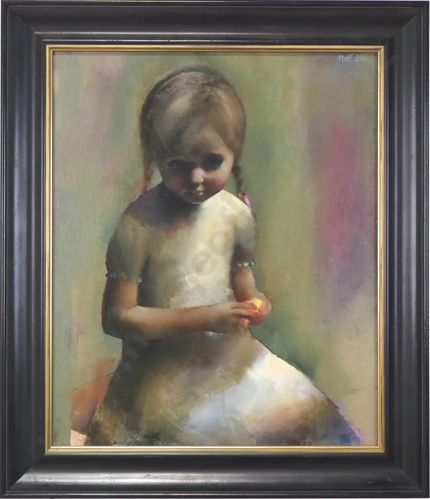 Suzy Platt - Young Girl, Oil on Board (2002) Image 1++