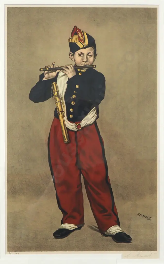 Albert Besnard - 'Fifer (After Manet)', Aquatint, LE 16/300 Image 1++