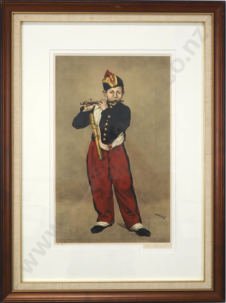 Albert Besnard - 'Fifer (After Manet)', Aquatint, LE 16/300 Image 1++