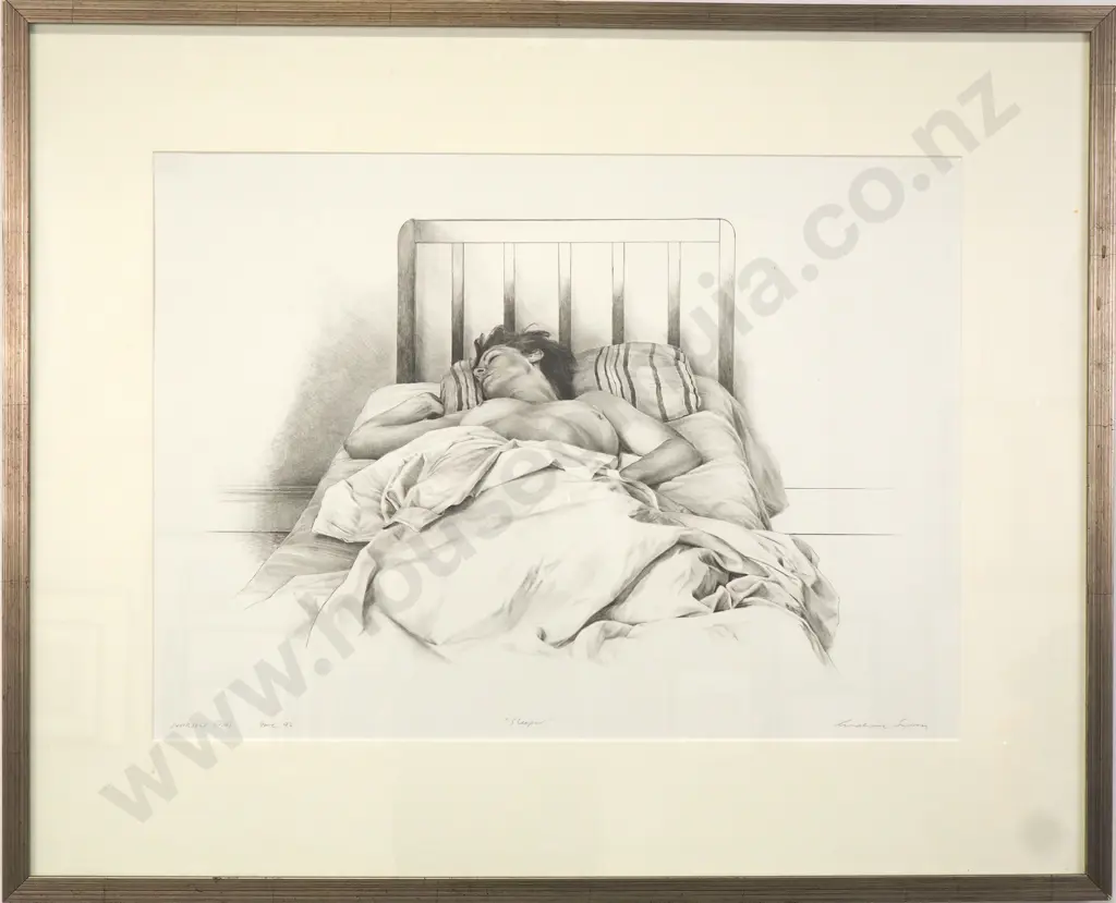 Grahame Charles Sydney - 'Sleeper', Workshop Proof, Print (1992) Image 1++