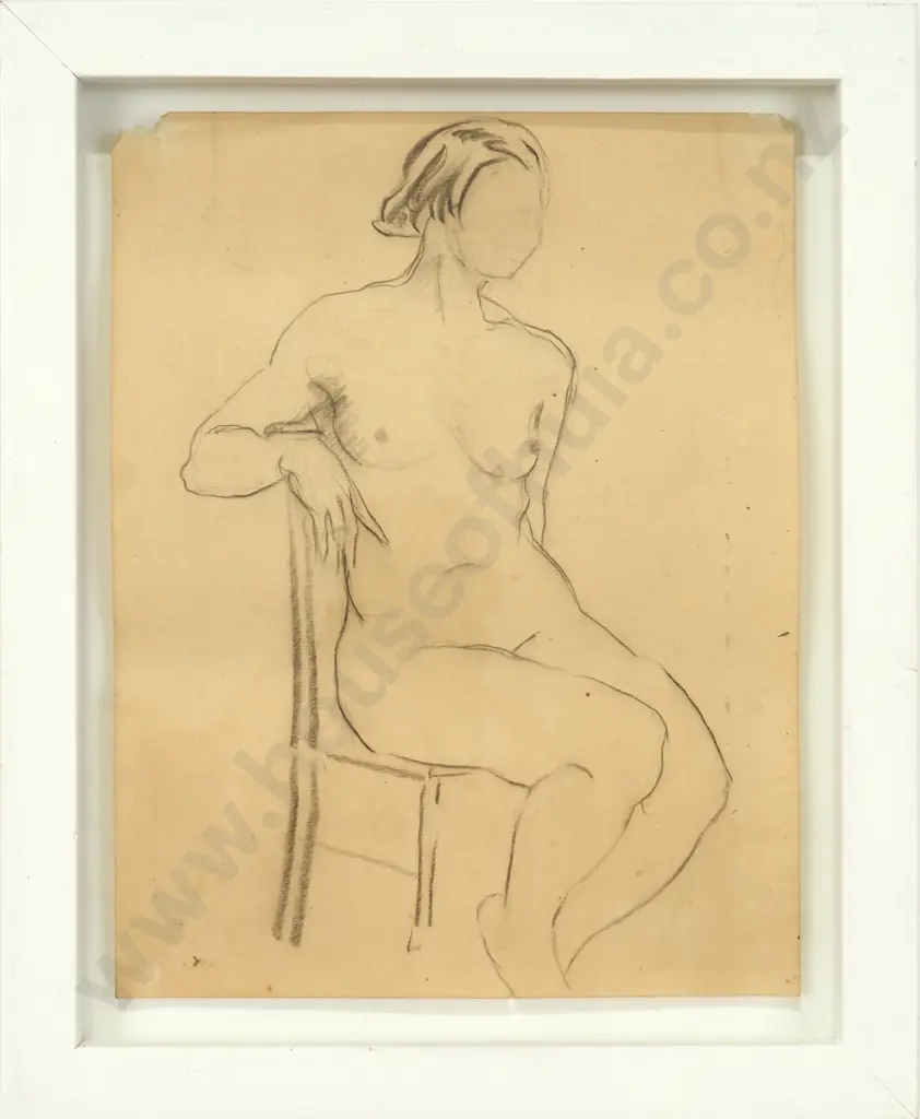 John Weeks - Female Nude, Graphite Image 1++