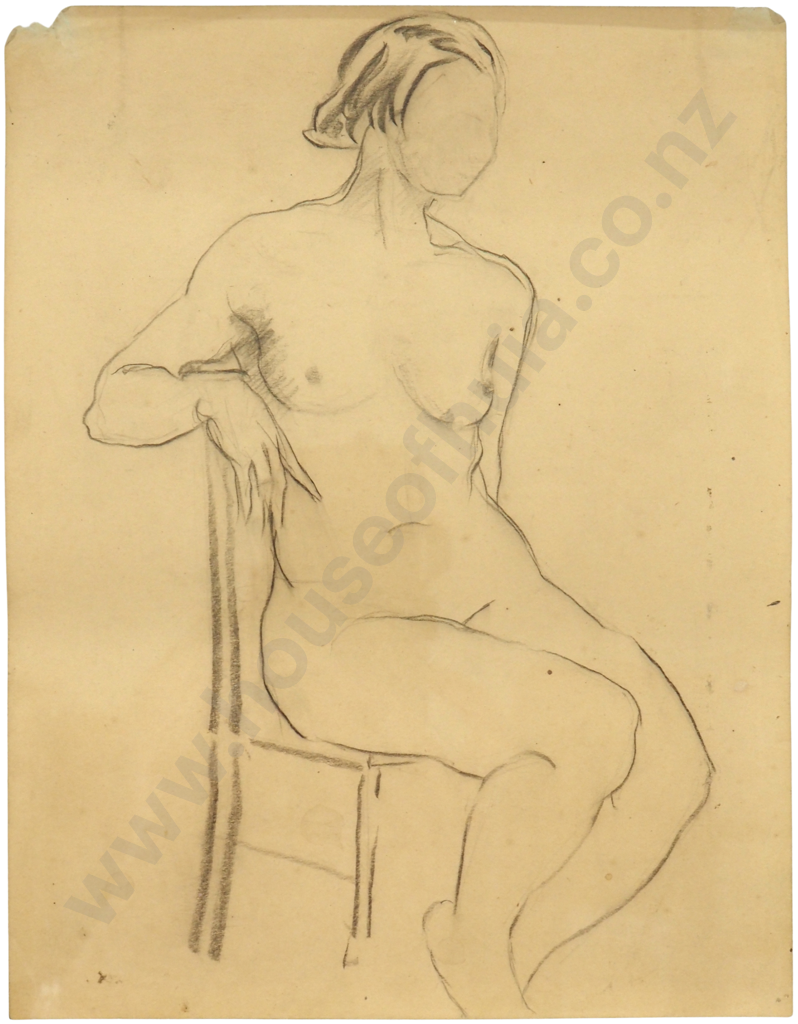 John Weeks - Female Nude, Graphite Image 1++