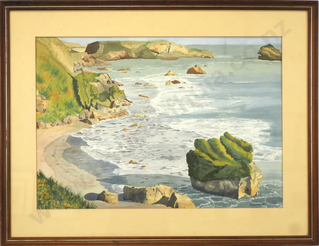 G. F. Chippendale - Woodpecker Bay West Coast, Watercolour Image 1++
