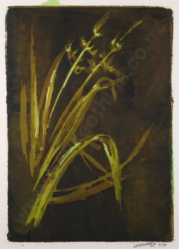 Les Finch - 'Flax', Screenprint, LE 7/10 (1969) Image 1++