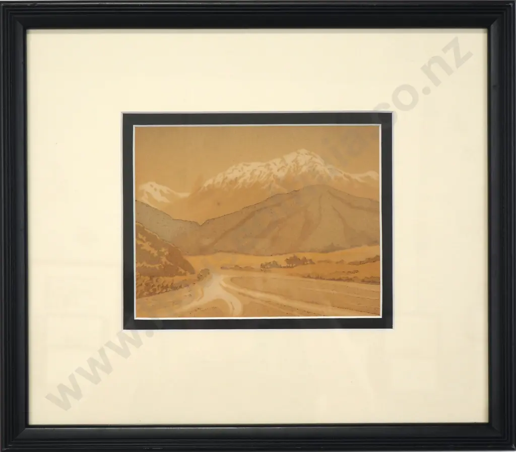 Frank Cameron Forster - Near Bealey, Woodcut Image 1++