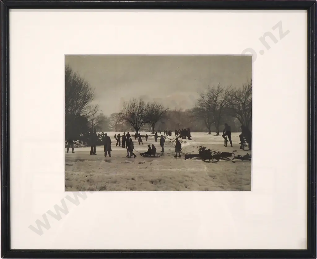 F. R. Lamb - 'One Winter Morning, Hagley Park', Silver Gelatin Photograph Image 1++