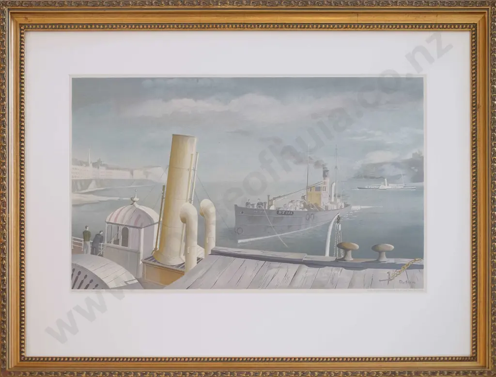 Felix Kelly - Drifter & Paddle Steamers, Colour Photolithograph Image 1++