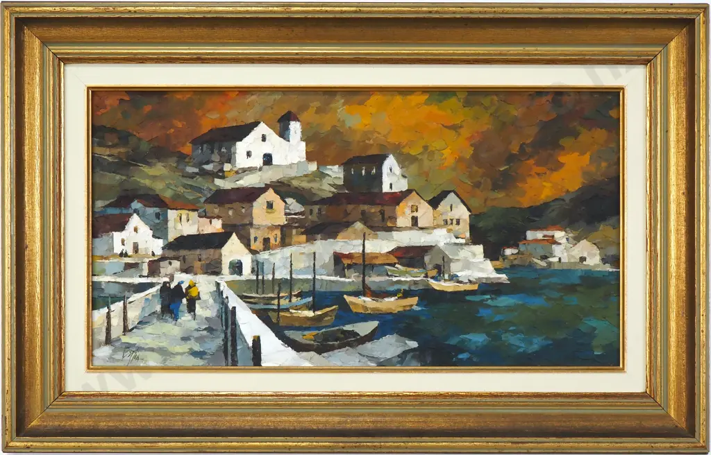 Thomas Esplin - 'Costa Verde, Spain', Oil on Board Image 1++