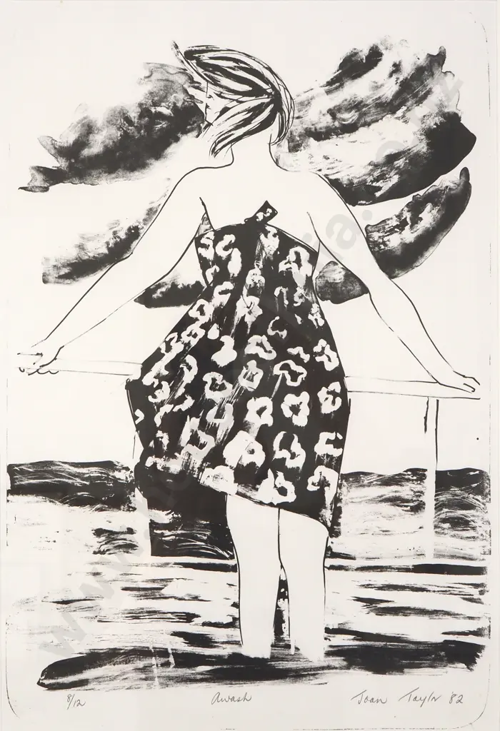 Joan Taylor - Awash, Lithograph Image 1++