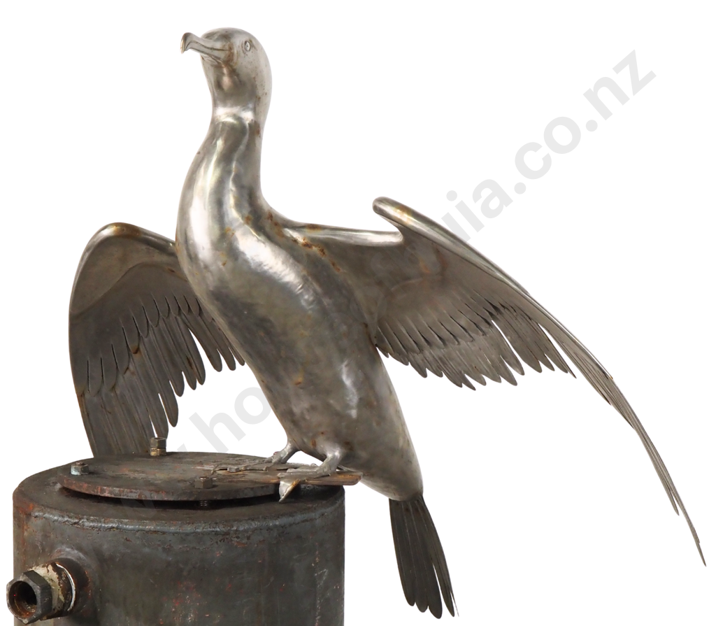 Raymond Herber, Little Black Commorant, Stainless Steel. Initialled. 900 x 1070mm  Image 1++