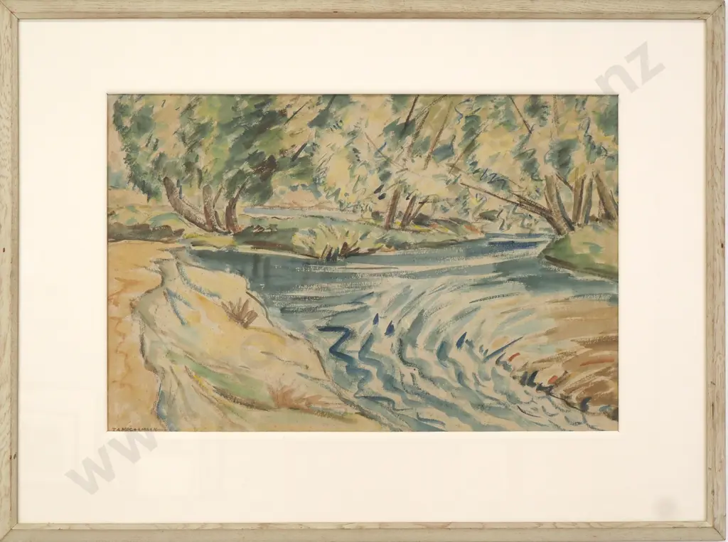 Thomas Arthur McCormack - Summer Landscape, Watercolour Image 1++