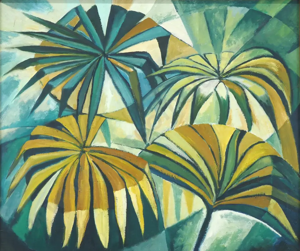 Geoffrey H Heath - Coastal Grasses, Oil on Canvas (1976) Image 1++