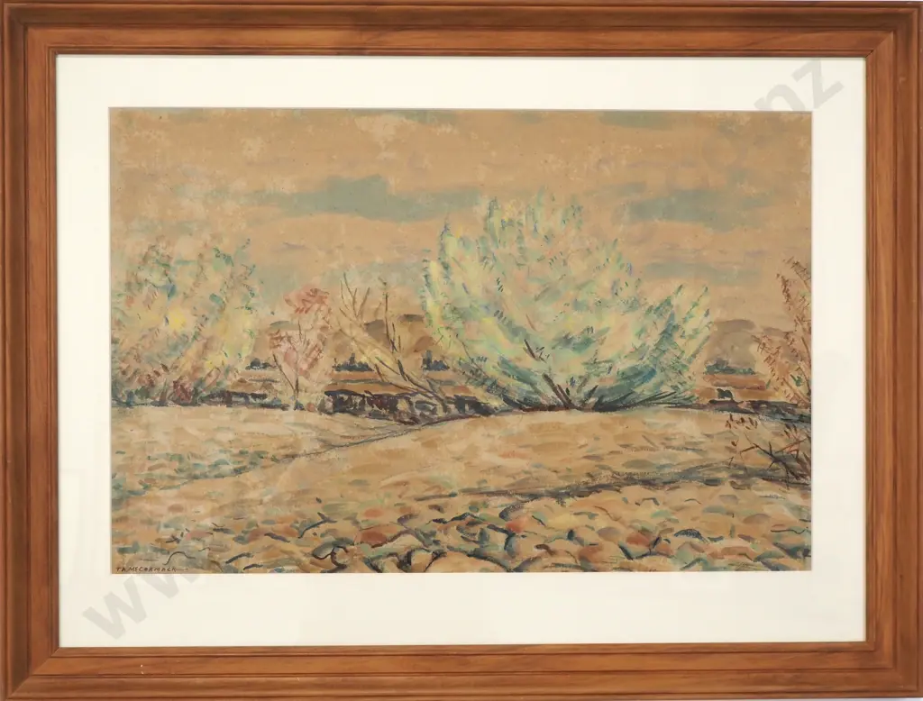 Thomas Arthur McCormack (1883-1973) - Willows, Watercolour Image 1++