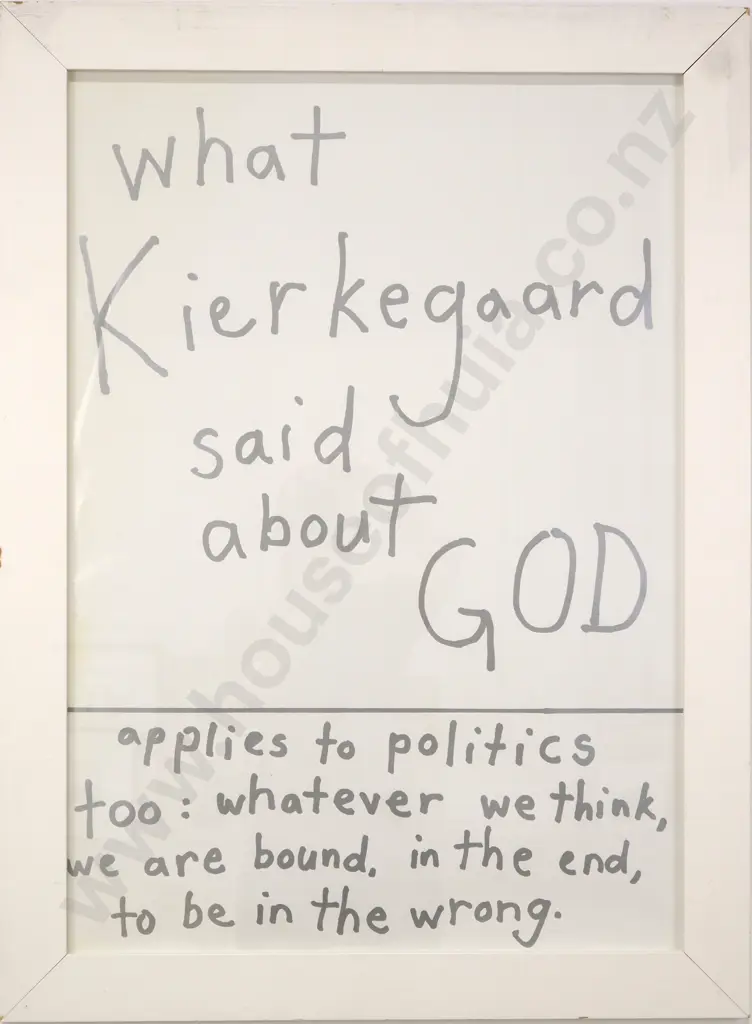 John Reynolds - Kierkegaard (Artspace), Print Image 1++