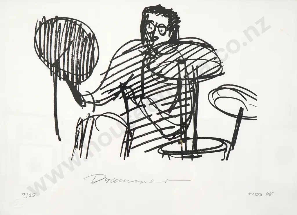Michael Smither - Drummer (2008), Screen-print Image 1++