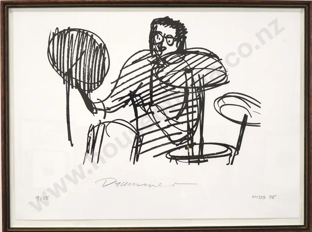 Michael Smither - Drummer (2008), Screen-print Image 1++