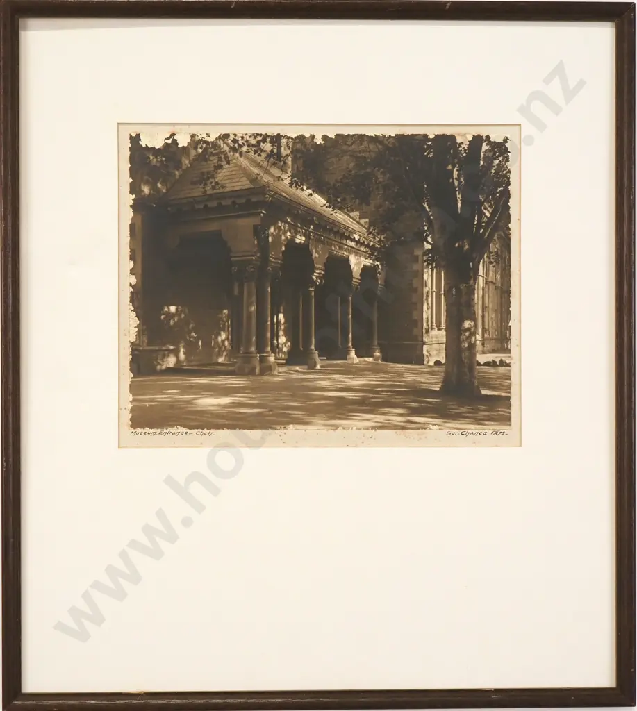 Geo Chance - Museum Entrance, Christchurch, Photograph Image 1++