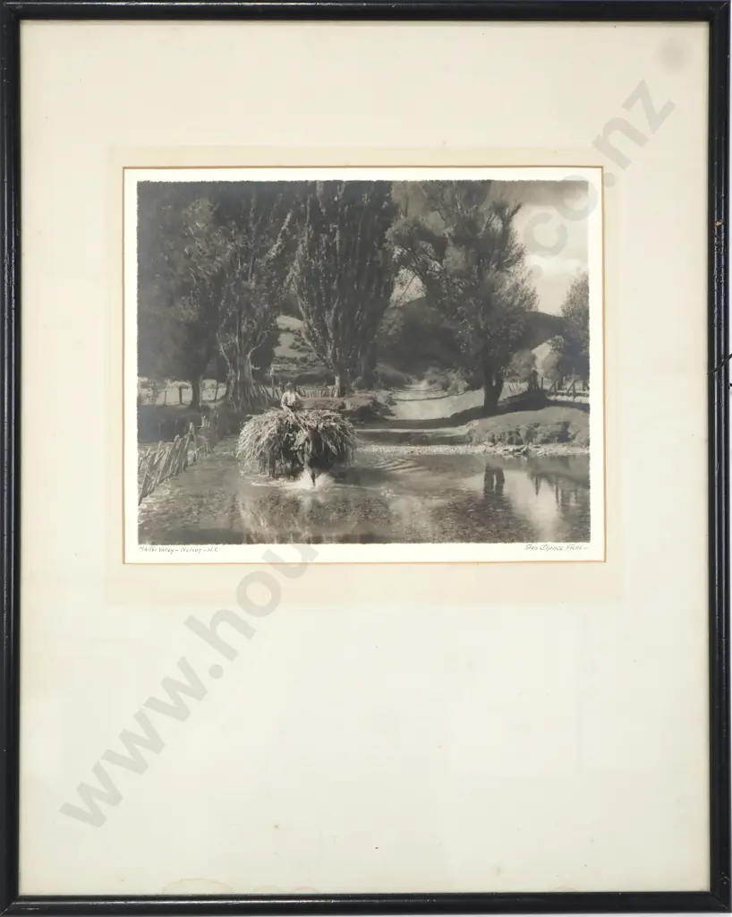 George Chance - 'Matai Valley-Nelson-N.Z.', Silver Gelatin Photograph No.1854 Image 1++