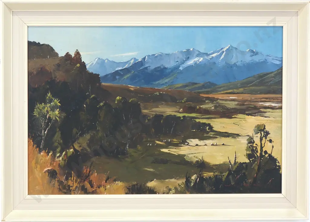 WF Moore - Landscape, Oil on Board Image 1++
