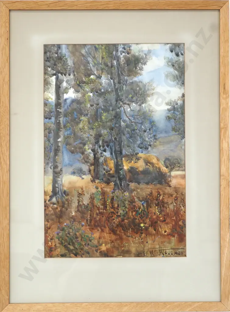 W S Wauchop - Rural Scene, Watercolour Image 1++
