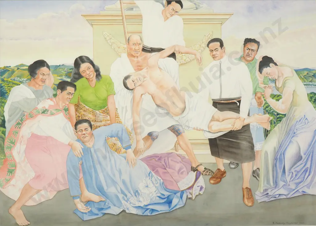 R Swanney-Macpherson - Poverty Of Riches (2002), Watercolour Image 1++