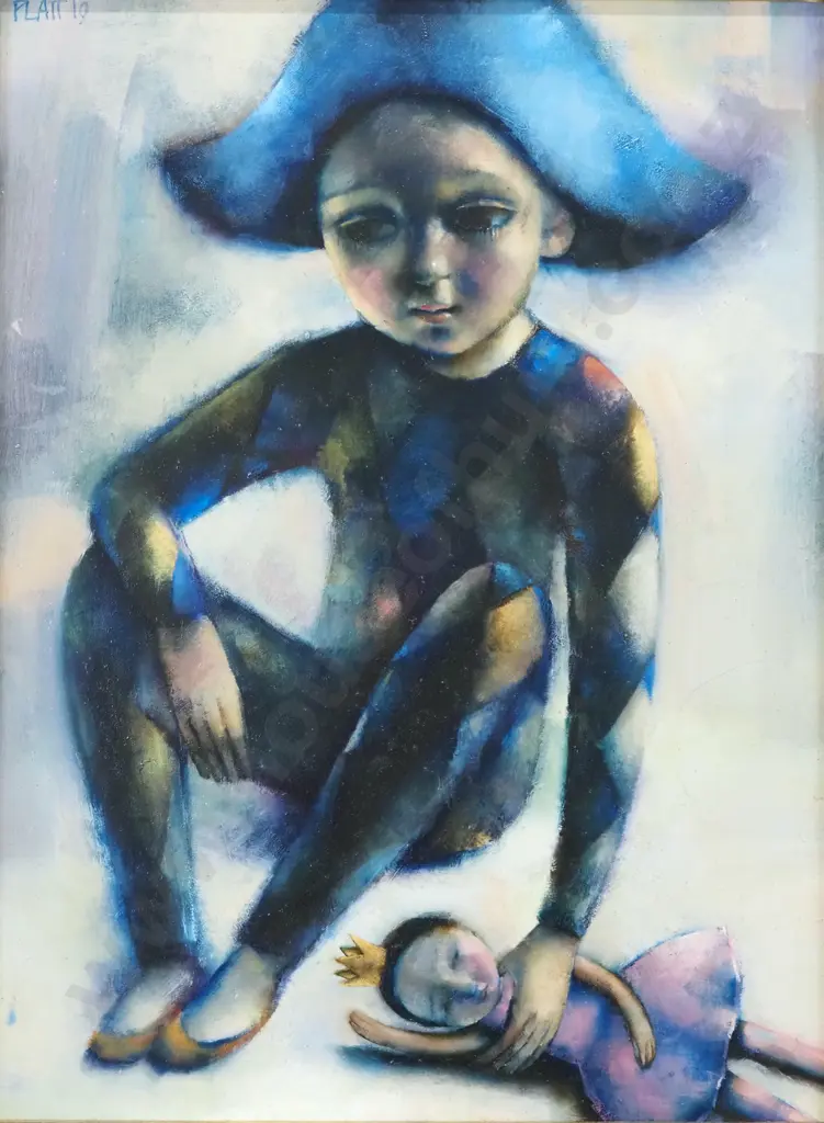 Suzy Platt - Harlequinn, Oil on Board Image 1++