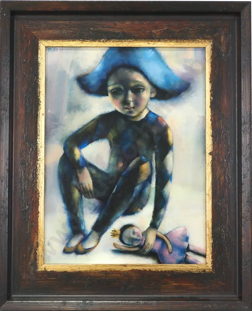 Suzy Platt - Harlequinn, Oil on Board Image 1++