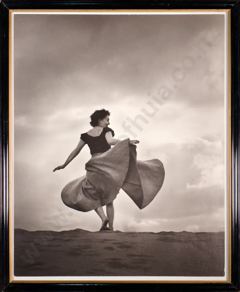 Leonard Casbolt - Figure in Landscape (1950), Bromide Print Image 1++