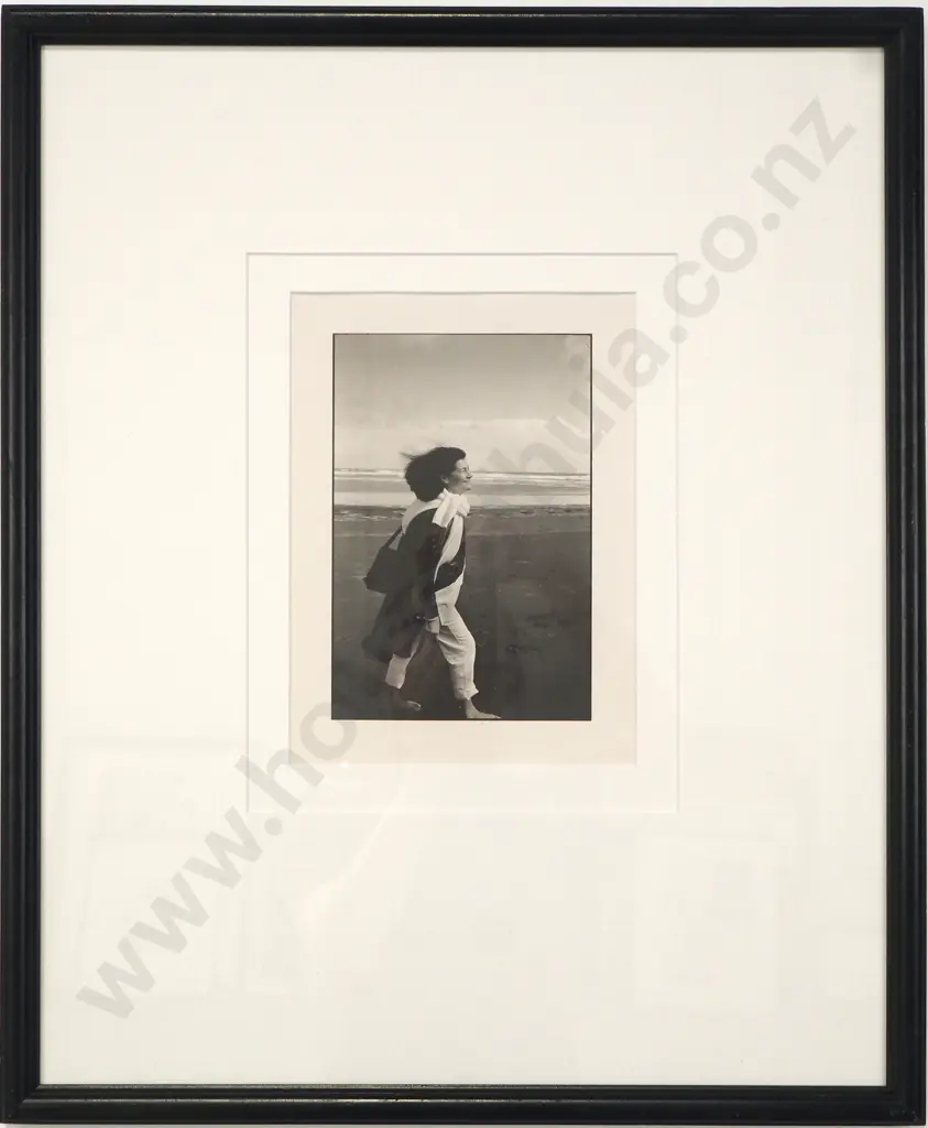 Brian Brake - Figure on Beach, Gelatin Silver Photograph Image 1++