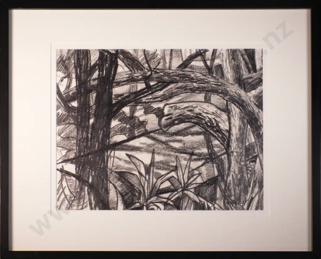 Garth Tapper - Takatu, Charcoal Image 1++