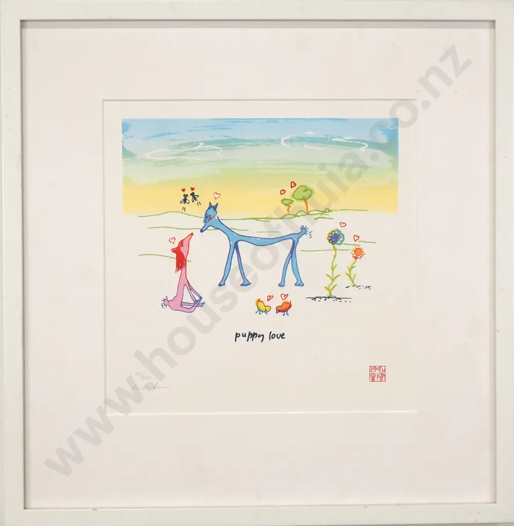 John Lennon - Puppy Love (2022), Serigraph Image 1++