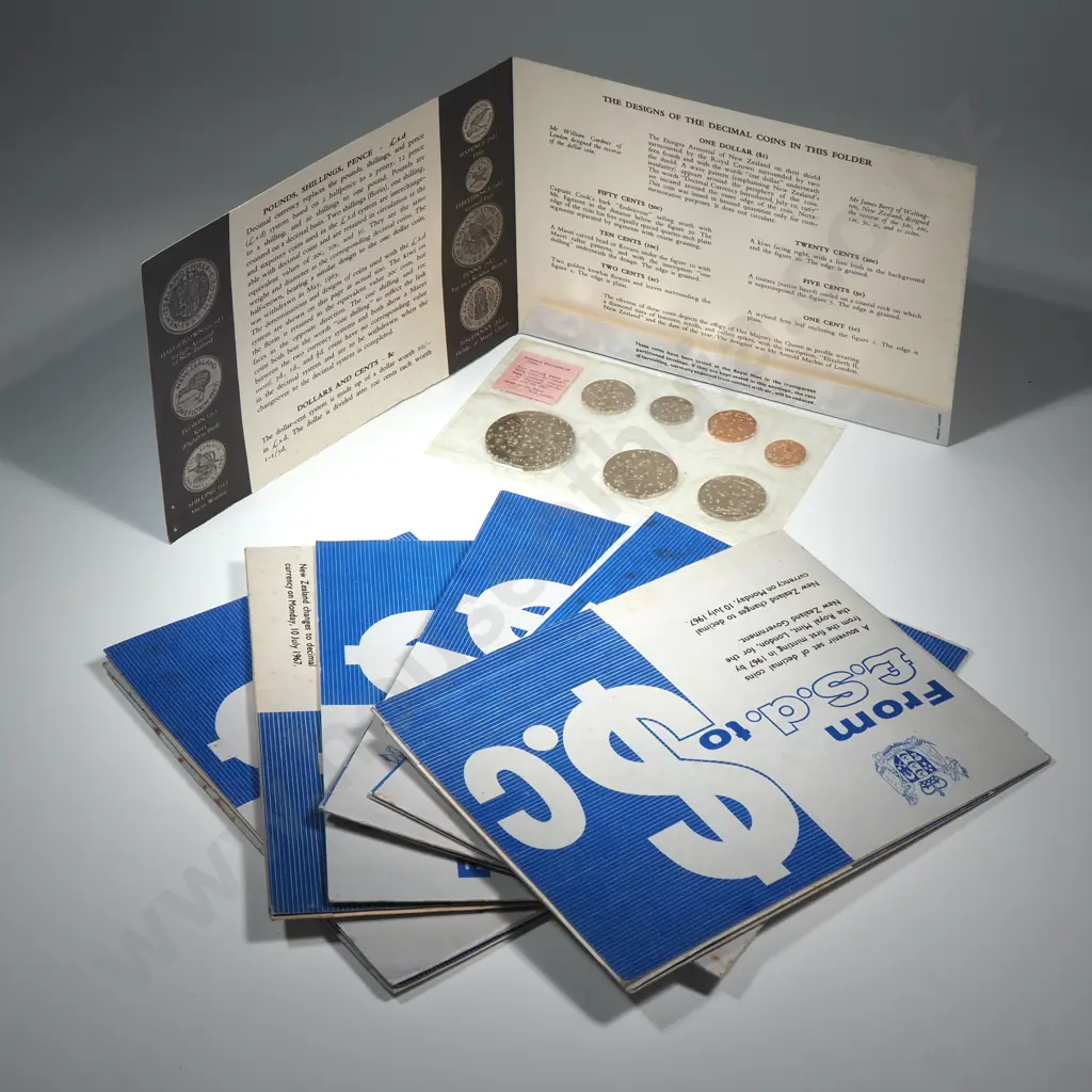 12 1967 UNC Coin Sets in Cardboard Folders - Total CV $144 Image 1++