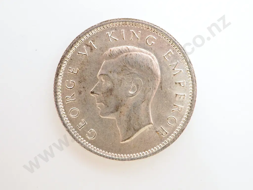 1940 New Zealand Sixpence UNC Krause 8, CV $400 NZD Image 1++
