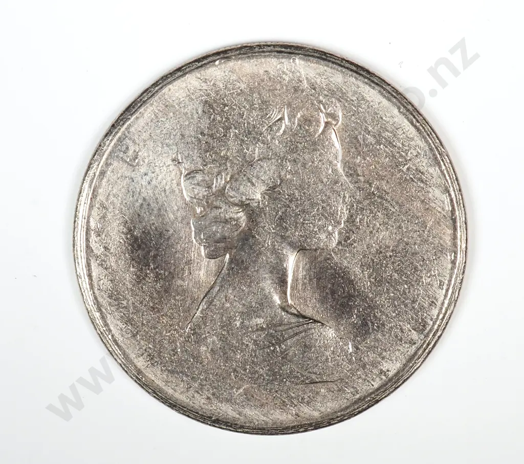 New Zealand 20 Cent Error Coin - Weight 5.4 Grams Image 1++