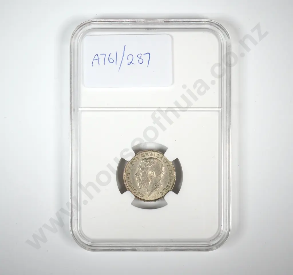 1922 United Kingdom Sixpence - Better Grade  Image 1++