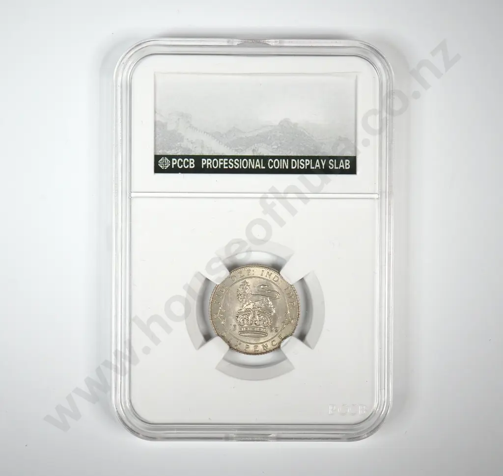 1922 United Kingdom Sixpence - Better Grade  Image 1++