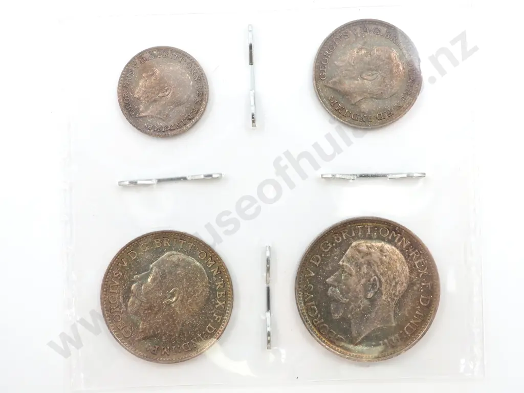 1920 United Kingdom Maundy Set CV $385 USD Image 1++