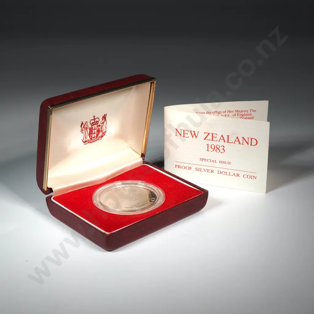 New Zealand Proof Silver One Dollar Coin  Image 1++