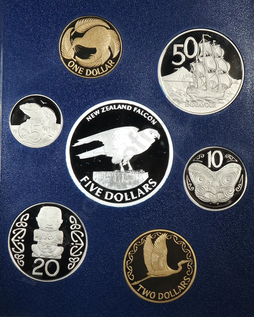 2006 New Zealand Proof Coin Set CV $175 Image 1++