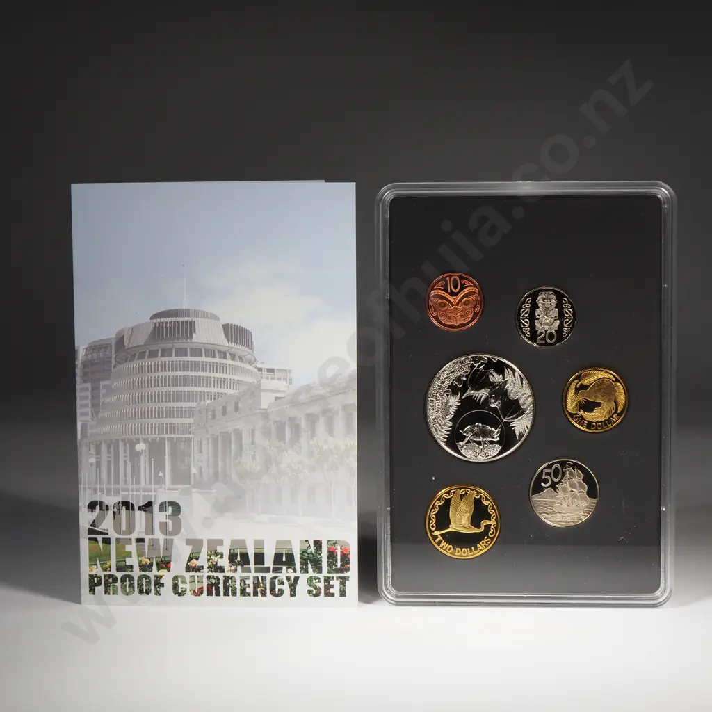 2013 New Zealand Currency Coin Set  Image 1++