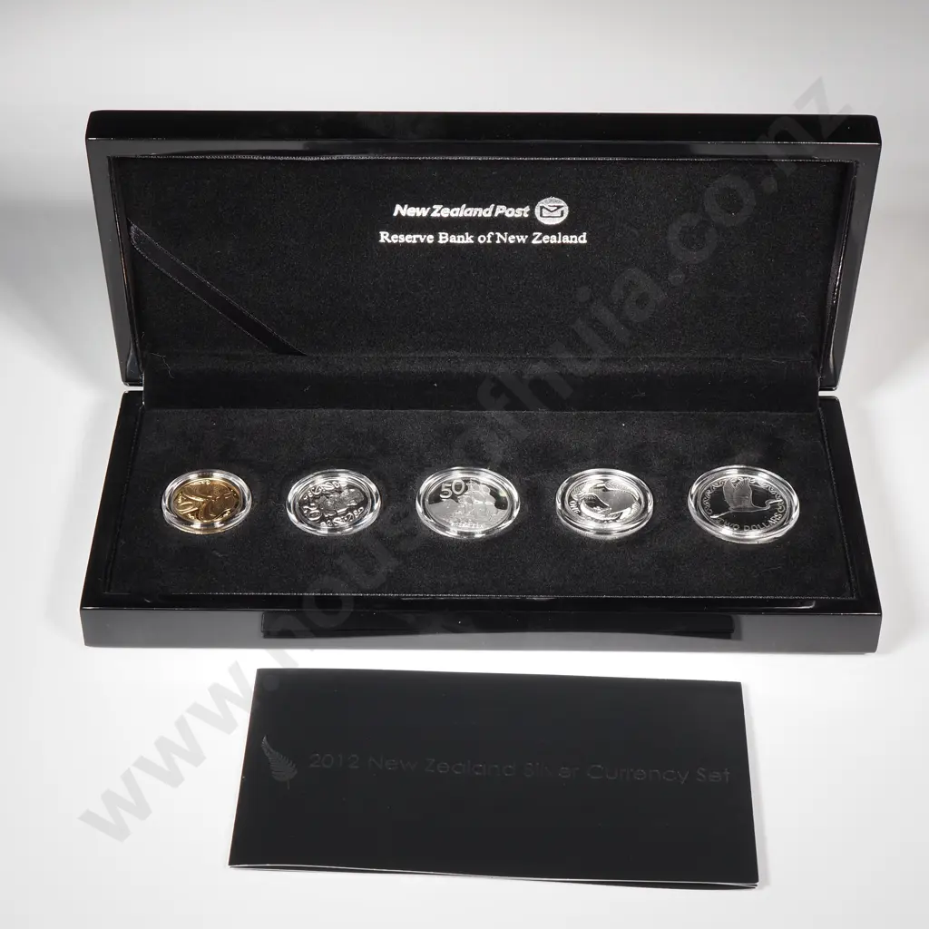 NZ 2012 Proof Silver Currency Set Image 1++